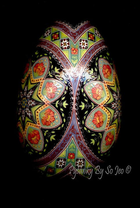 Over The Rainbow Ukrainian Easter Egg Pysanky By So Jeo